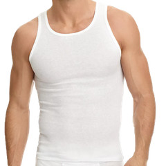 6-12 Pack Men’s Tank Top 100% Cotton A-Shirt Wife Beater Undershirts Size S-3XL