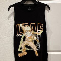 Ripple Junction Naruto Sleeveless Graphic Tee Black Men’s L/G 100% Cotton
