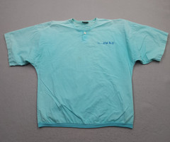 Vintage 80s Panama Jack Shirt Mens Large Blue Single Stitched Made in USA Tee