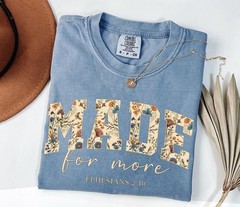 comfort tee made for more floral