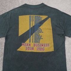 Vintage The Firm Mean Business Tour Music Mens XL Black Short Sleeve T-Shirt