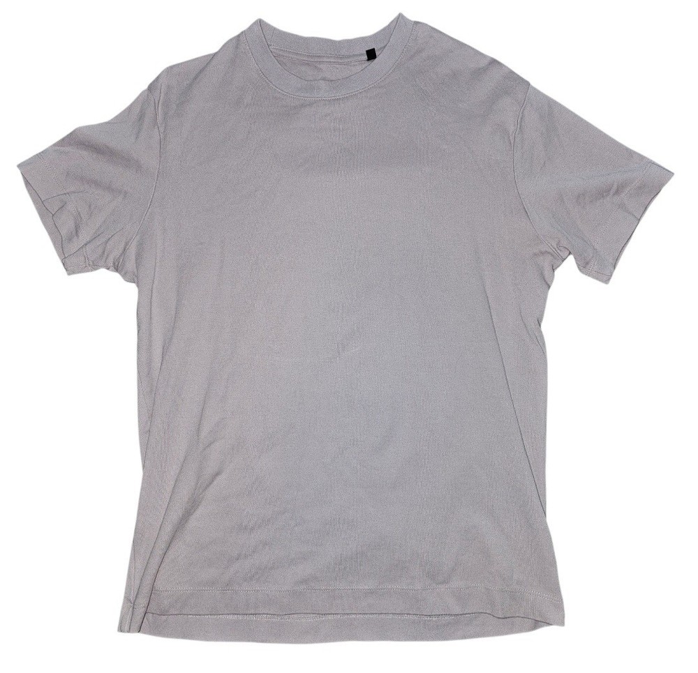 Porter & Ash Light Purple Blank T-Shirt Comfort Fit Minimal Basic Tee Medium