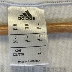 adidas GERMANY WORLD CUP Country Soccer Shirt Men’s 2XL Short Sleeve