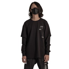 Niepce Men’s Tech Evolution Long Sleeves Tee Streetwear Techwear T-shirt
