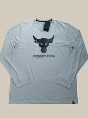 Under Armour Project Rock Long Sleeve T-shirt Brahma Bull Men’s Sz 4XL New