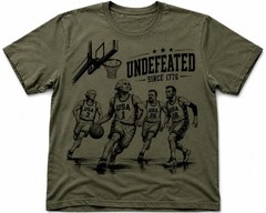 4th of July Shirt Men, Undefeated Since 1776 Tee, Funny Presidents Basketball