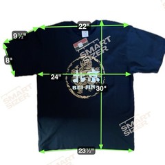 NWT Beijing China Dragon Graphic Tee Black 100% Cotton Men’s XXL (50) 24”x30”