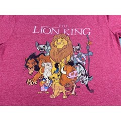 Disney T-Shirt Mens XL Red The Lion King Graphic Tee Short Sleeve 25992