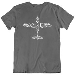 Aviation T-Shirt Fighter Jet Airplane Pilot Gift Military Aircraft Graphic Tee