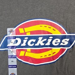 Dickies Shirt Mens 2XL XXL Gray Regular Fit Classic Casual Logo Work Wear NWT
