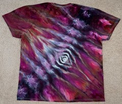 Handmade Ice Tie Dye T-Shirt XL Mens Womens Soft Cotton Rolled Ice Dye
