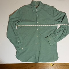 Green and White Checkers Shirt for Man J Crew Medium