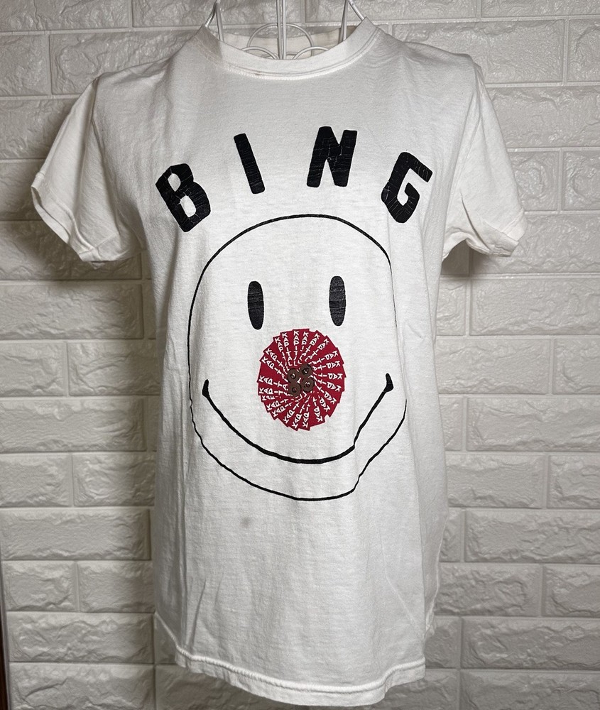KAPITAL BINGO Smile Tee K1403SC289 Size 1 Off White Graphic T Shirt Japan