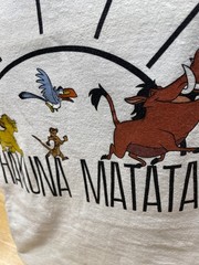 Vintage 90s The Lion King Simba T Shirt L Walt Disney Hakuna Matata Pumba Timon