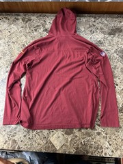 nike hooded long sleeve Shirt Mens Large Washington Football Red NFL On Field