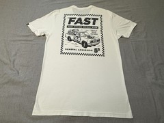 FASTHOUSE – Men’s Short Sleeve – L – LARGE – WHITE – FAST HOUSE F/H Fast Cycles