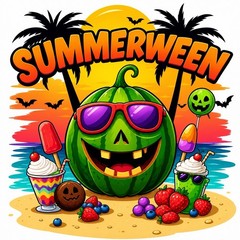 🔥SUMMERWEEEENN UNISEX COLOR WHITE Gildan 🔥