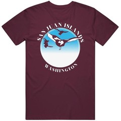 Vintage San Juan Islands Washington Graphic Tee Unisex Cotton Gift
