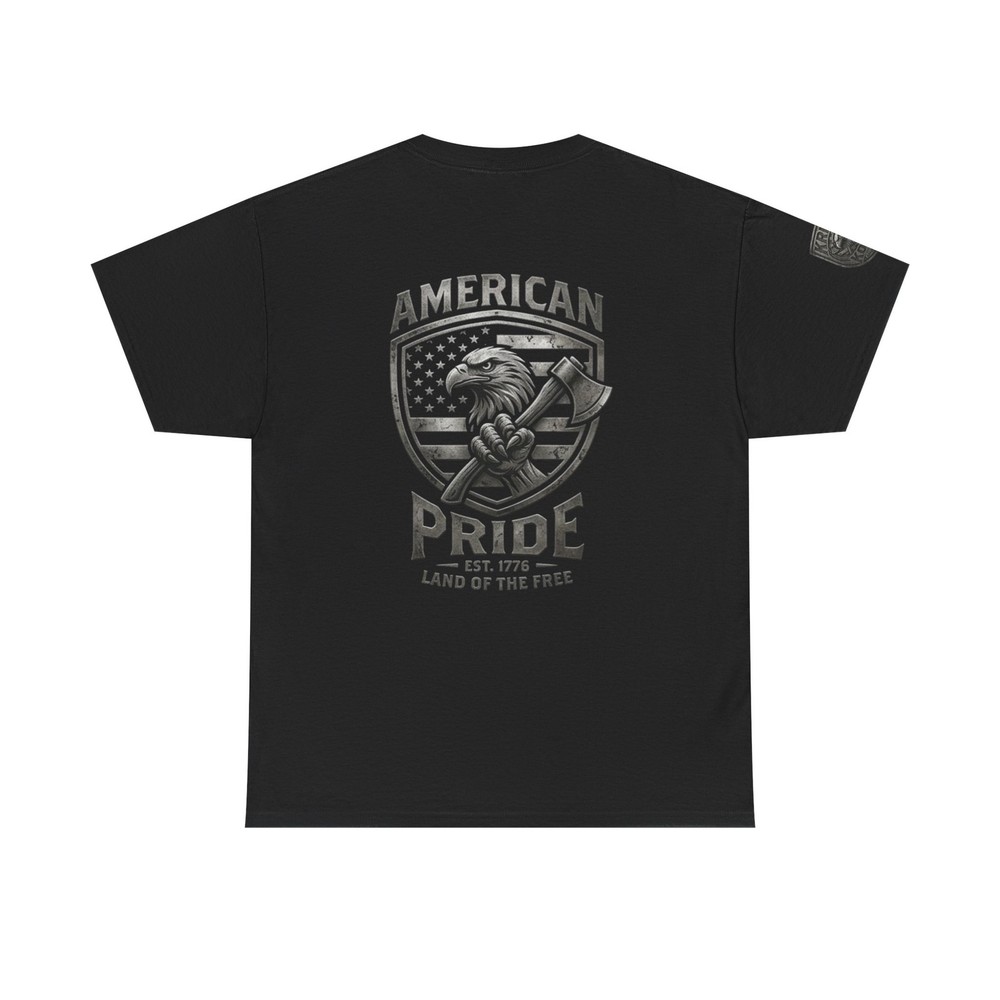 KREEP KORP American Pride Eagle Shield tee | Patriotic Flag, Axe emblem