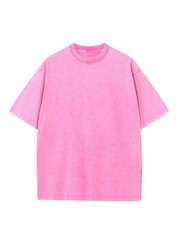 Men Vintage T Shirt 230g Heavy Cotton Faded Color Short Sleeve Oversized Loose