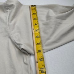 Uniqlo Airism Long Sleeve T Shirt Beige Lightweight Stretch Men’s M