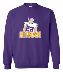 Harrison Smith Hitman Vikings CREW HOODED SWEATSHIRT