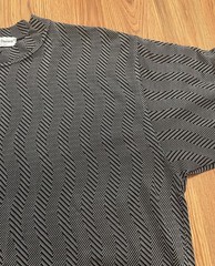 Giorgio Danieli Shirt Mens Extra Large Made In Italy Wavy Knit Geometric