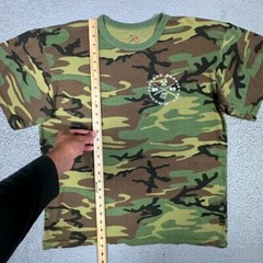 RothCO Shirt Mens XL Green Camo Graphic Tee Hunting Casual Preppy Logo