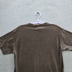 VINTAGE Volcom Men Shirt L Brown Graphic Big Logo Short Sleeve Y2K Skater