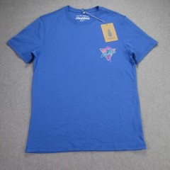 Chubbies Mens S T-Shirt NWT Blue Weekender Retro Graphic Print Short Sleeve