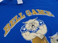 Vintage 2001 Men’s Bell Game Shirt XL Centennial Bull Dogs Central Wildcats Y2K