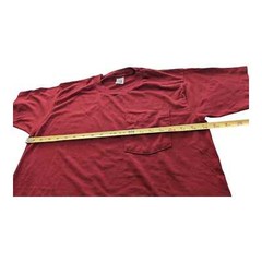 Fruit Of The Loom Golden Blend Vintage Blank Blue Pocket T Shirt Large 42-44
