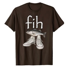 Shoes Fih Funny Misspelled Fish Meme T-Shirt Fisher Fisherman Fishing Bass Bait