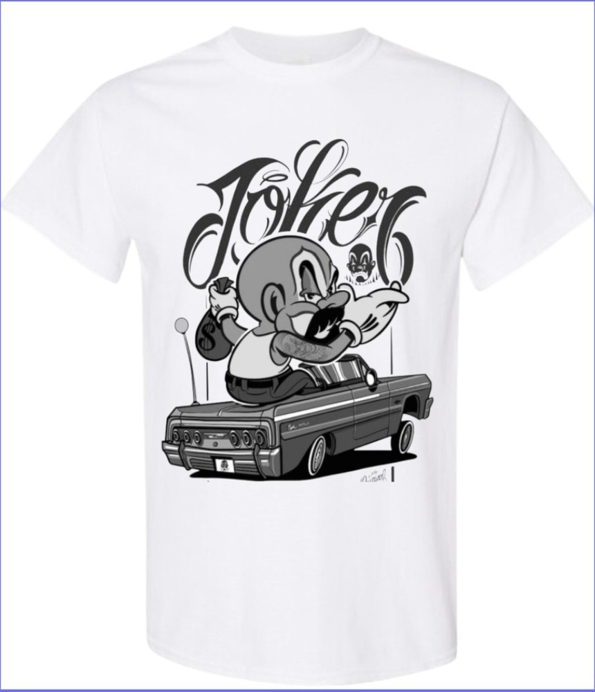 Joker Cruzin Oldies, Men’s Shirt SM To 3XL