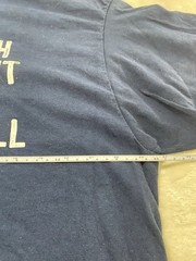 Funny Sarcastic Brisco Brands Men XL Navy Tee My Face Will Say It Graphic Quirky