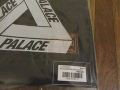 Palace Porter Logo Tee T-Shirt Size Medium Black Yoshida & Co Palace Skateboards