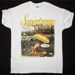 SUPERTRAMP CRISIS WHAT CRISIS Shirt White unisex S-234XL B1009