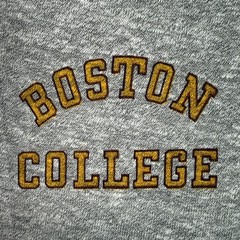 VTG 80s Champion Boston College T Shirt XL 22×29 Eagles Football V Neck USA