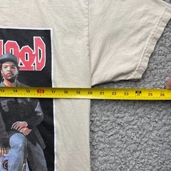 Boyz N The Hood Graphic Shirt Mens Large Beige Tan Short Sleeve Retro Movie LA