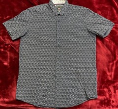 GUIDE LONDON Premium Range British Design Stretch Fabric Button Shirt Lg Great!