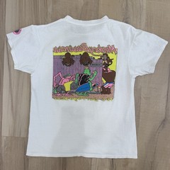 Vintage T&C Town & Country Monkey Business Shirt White Large Single Stitch USA