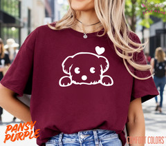 Unisex Cute Puppy Love T SHIRT,T shirt women,T shirt men,T shirt vintage Mom Dad