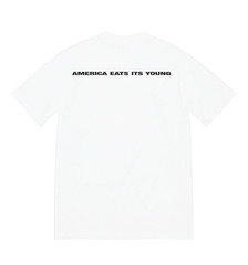 Supreme America Eats Its Young Tee T-Shirt Size Large White FW21 Brand New 2021