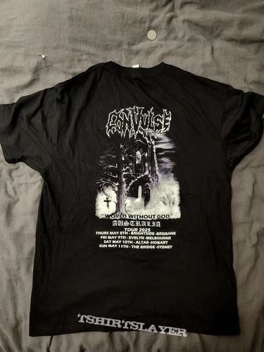 Convulse – 2025 Australian tour shirt all sizes