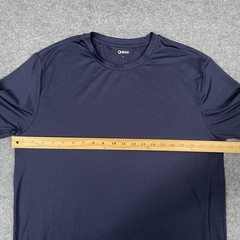 Quince T Shirt Merino Wool Base Layer Mens L Navy All Season Short Sleeve Tee