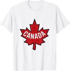 Canadian Flag Canada Maple Leaf Retro Cool Colors Unisex T-Shirt