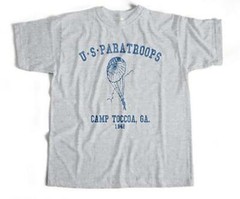 Band of Brothers Shirt T Army US Paratroops Camp Toccoa World War WWII NEW