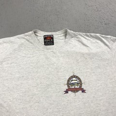 VINTAGE Panama Jack Shirt Mens XL Gray Single Stitch Florida Travel 90s