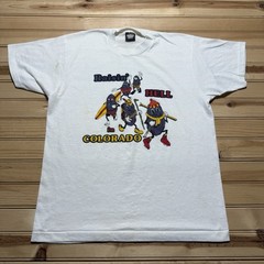 Vintage 80s California Raisins Raisin Hell In Colorado Skiing Shirt Size Large