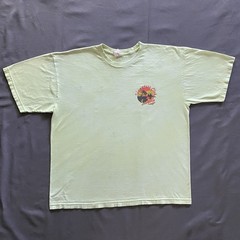 Vtg 2000s Sandals Resort Signature Club T Shirt Mens XL Key Lime Yellow Dye Y2k